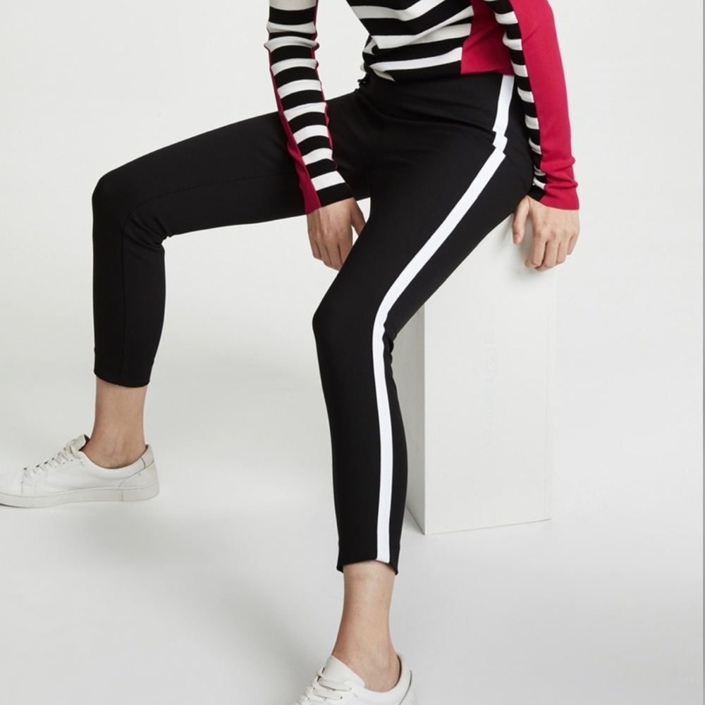 rag & bone pants with white stripe on side